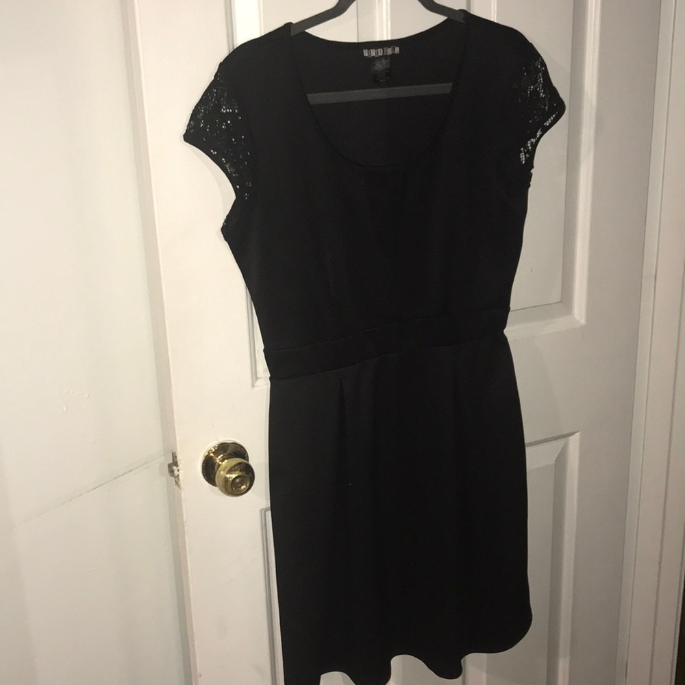 Mini black dress